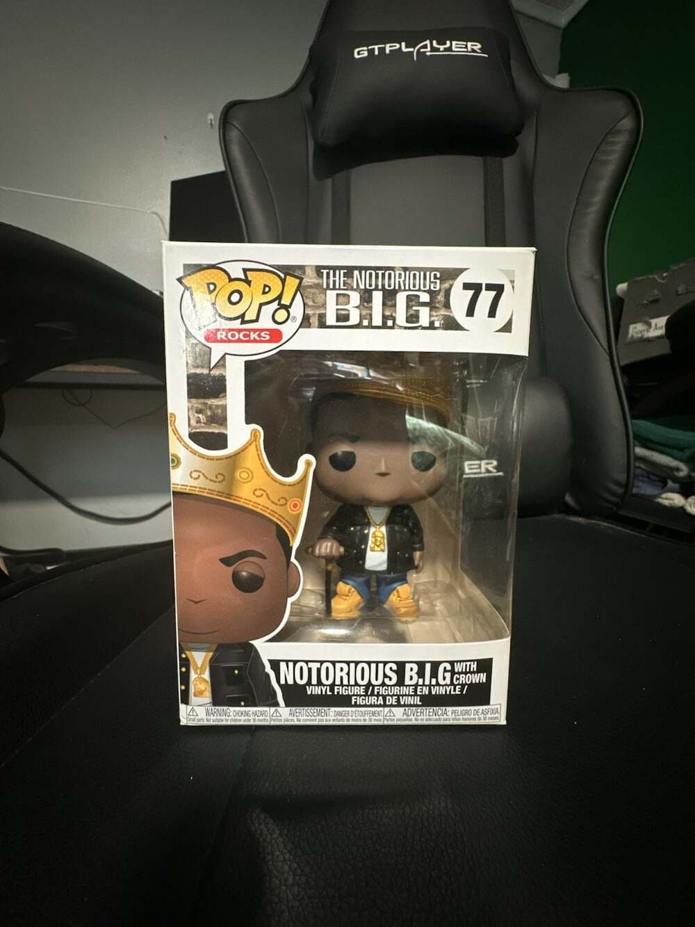 Funko Pop Rocks The Notorious B.I.G. With Crown Vinyl Figure 77